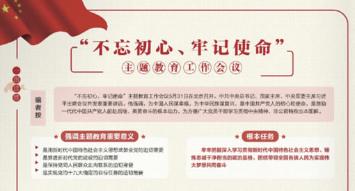 “不忘初心，牢記使命”主題教育活動